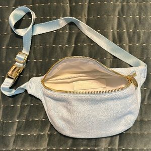 Stoney Clover Lane- blue terry fannypack
